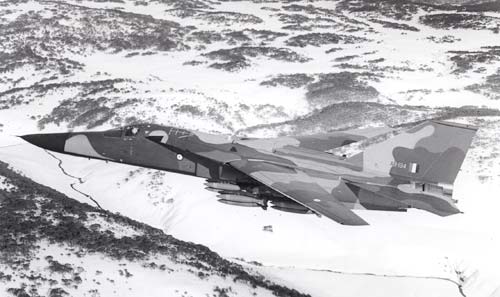 A8-143 Over Snowy Mtns NSW 1975